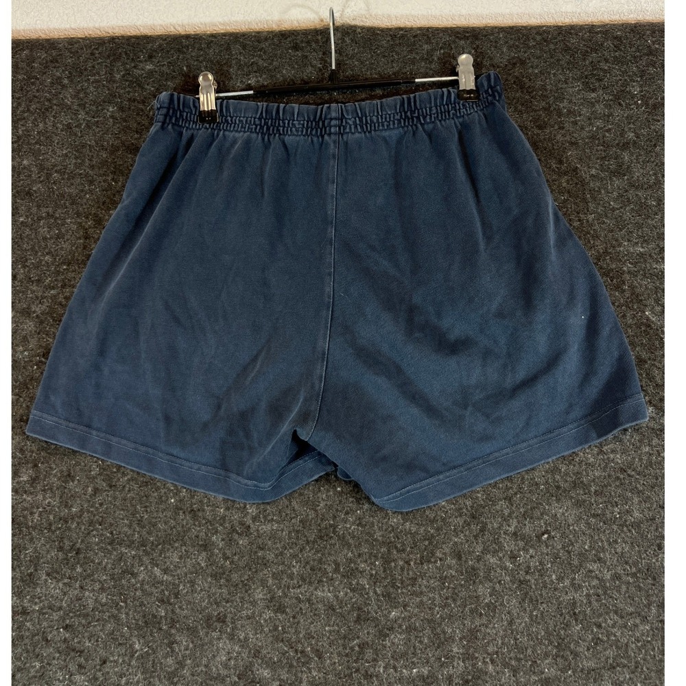 Brandy Melville Womens S Navy Cotton Elastic Waist Sweat Shorts Lounge Pockets
